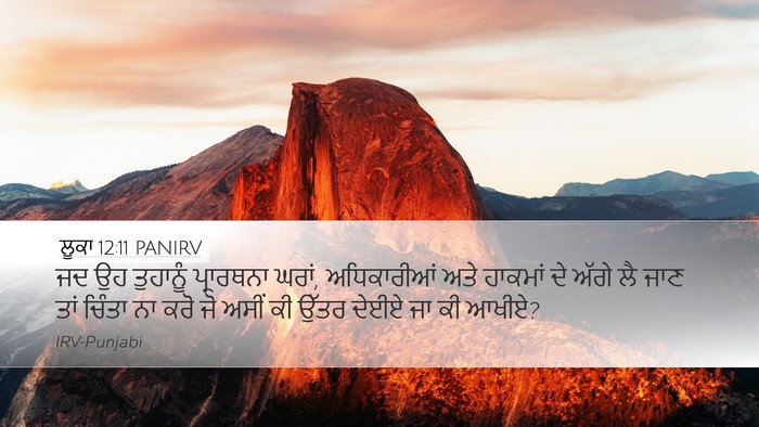 ਲੂਕਾ 12:11 PANIRV Bible Verse Image