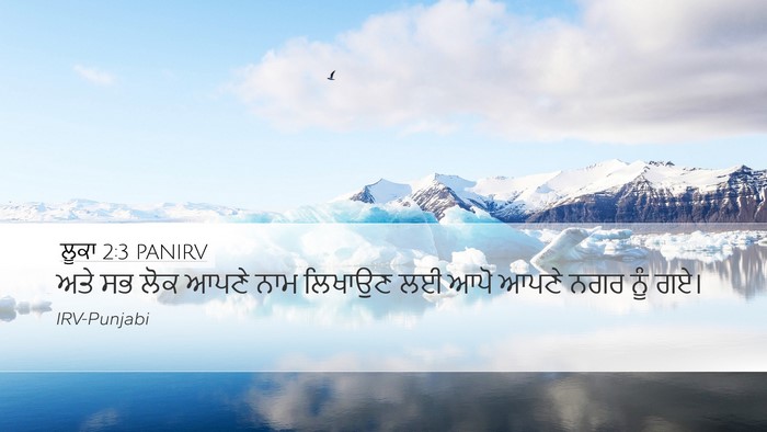 ਲੂਕਾ 2:3 PANIRV Bible Verse Image