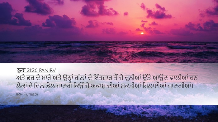 ਲੂਕਾ 21:26 PANIRV Bible Verse Image