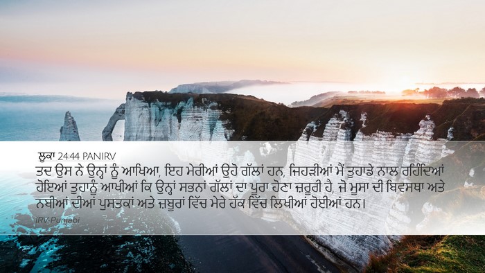 ਲੂਕਾ 24:44 PANIRV Bible Verse Image
