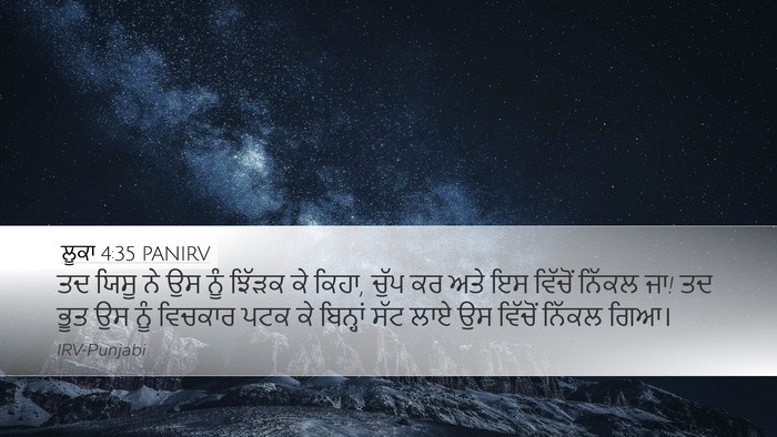 ਲੂਕਾ 4:35 PANIRV Bible Verse Image