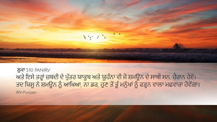 ਲੂਕਾ 5:10 PANIRV Bible Verse Image