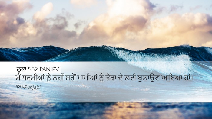ਲੂਕਾ 5:32 PANIRV Bible Verse Image