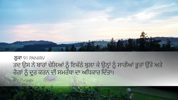 ਲੂਕਾ 9:1 PANIRV Bible Verse Image