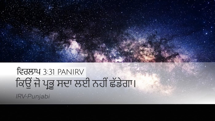ਵਿਰਲਾਪ 3:31 PANIRV Bible Verse Image