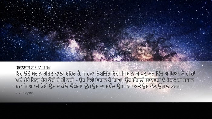 ਸਫ਼ਨਯਾਹ 2:15 PANIRV Bible Verse Image