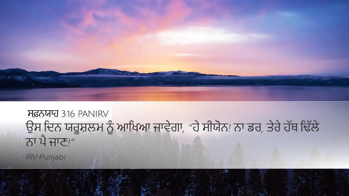ਸਫ਼ਨਯਾਹ 3:16 PANIRV Bible Verse Image