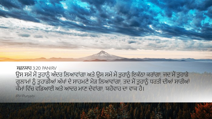 ਸਫ਼ਨਯਾਹ 3:20 PANIRV Bible Verse Image