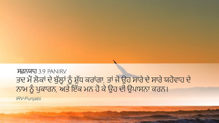 ਸਫ਼ਨਯਾਹ 3:9 PANIRV Bible Verse Image