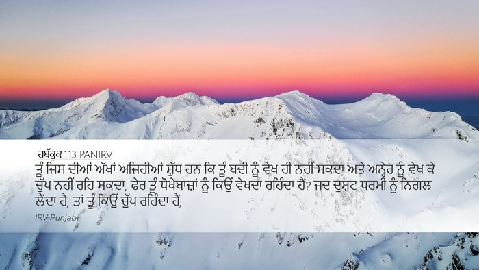 ਹਬੱਕੂਕ 1:13 PANIRV Bible Verse Image