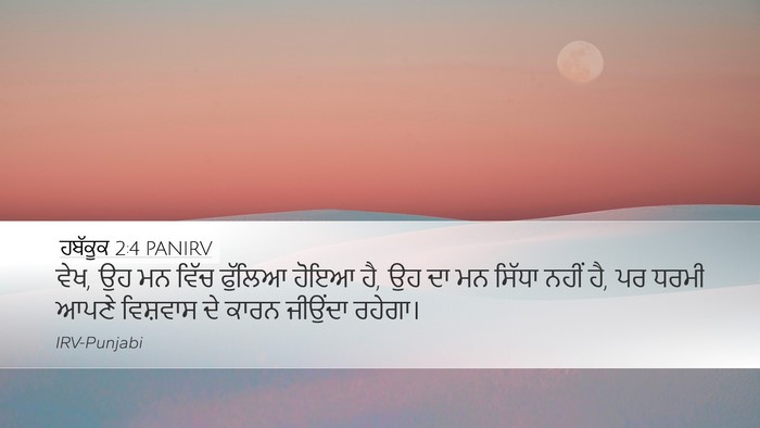 ਹਬੱਕੂਕ 2:4 PANIRV Bible Verse Image