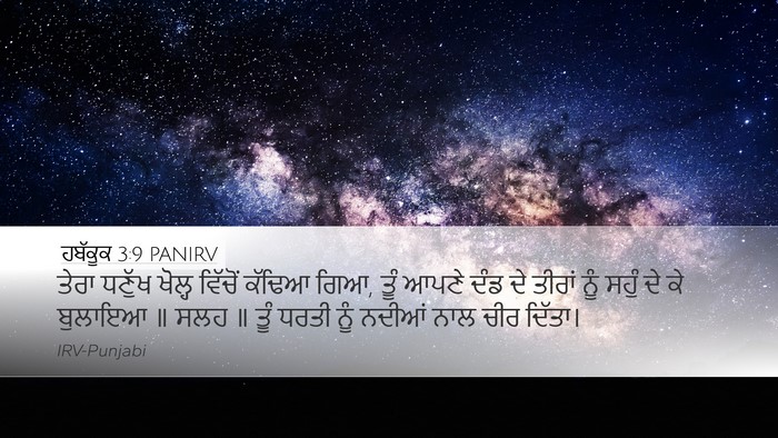 ਹਬੱਕੂਕ 3:9 PANIRV Bible Verse Image