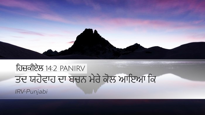ਹਿਜ਼ਕੀਏਲ 14:2 PANIRV Bible Verse Image