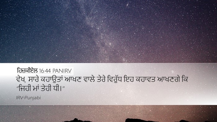 ਹਿਜ਼ਕੀਏਲ 16:44 PANIRV Bible Verse Image