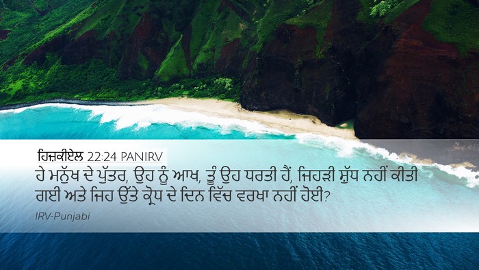 ਹਿਜ਼ਕੀਏਲ 22:24 PANIRV Bible Verse Image