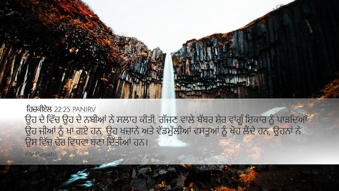 ਹਿਜ਼ਕੀਏਲ 22:25 PANIRV Bible Verse Image