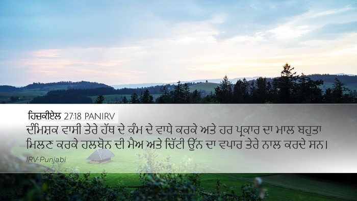 ਹਿਜ਼ਕੀਏਲ 27:18 PANIRV Bible Verse Image