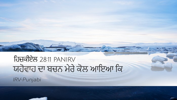 ਹਿਜ਼ਕੀਏਲ 28:11 PANIRV Bible Verse Image