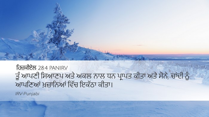 ਹਿਜ਼ਕੀਏਲ 28:4 PANIRV Bible Verse Image