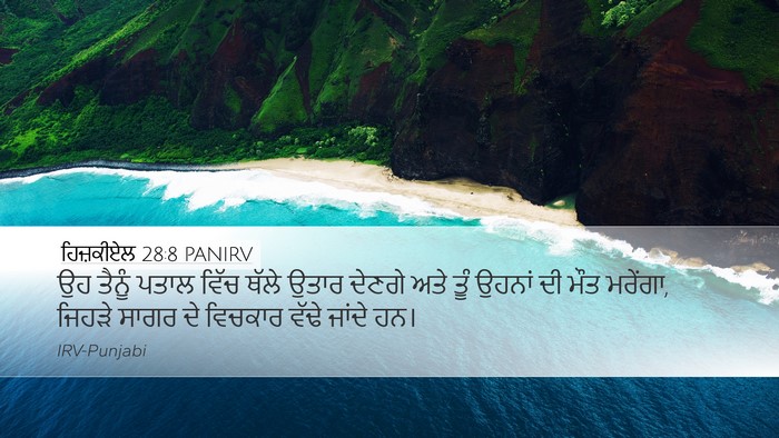 ਹਿਜ਼ਕੀਏਲ 28:8 PANIRV Bible Verse Image