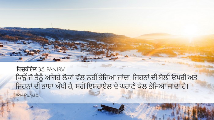 ਹਿਜ਼ਕੀਏਲ 3:5 PANIRV Bible Verse Image