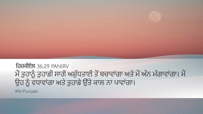 ਹਿਜ਼ਕੀਏਲ 36:29 PANIRV Bible Verse Image