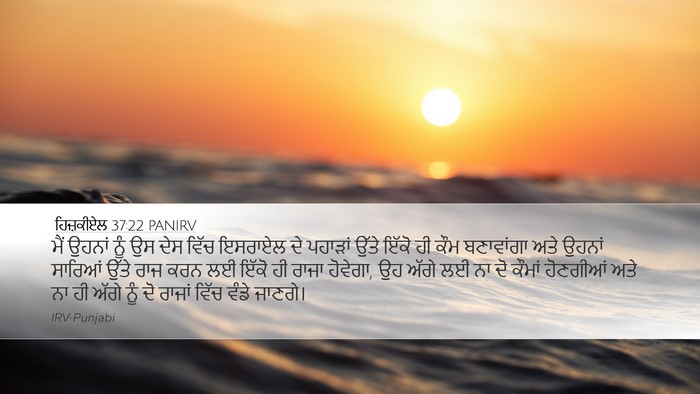 ਹਿਜ਼ਕੀਏਲ 37:22 PANIRV Bible Verse Image