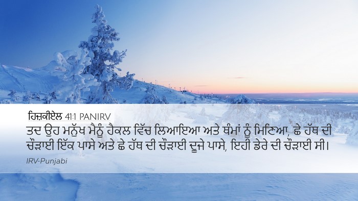ਹਿਜ਼ਕੀਏਲ 41:1 PANIRV Bible Verse Image