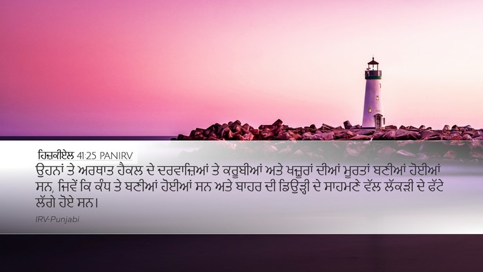 ਹਿਜ਼ਕੀਏਲ 41:25 PANIRV Bible Verse Image