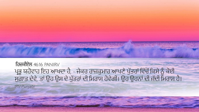 ਹਿਜ਼ਕੀਏਲ 46:16 PANIRV Bible Verse Image