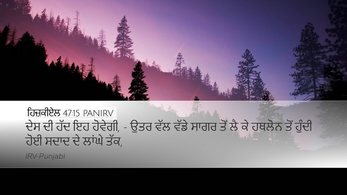 ਹਿਜ਼ਕੀਏਲ 47:15 PANIRV Bible Verse Image