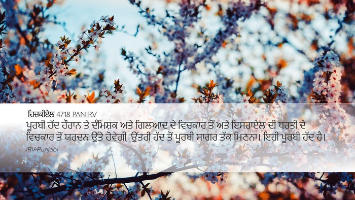 ਹਿਜ਼ਕੀਏਲ 47:18 PANIRV Bible Verse Image