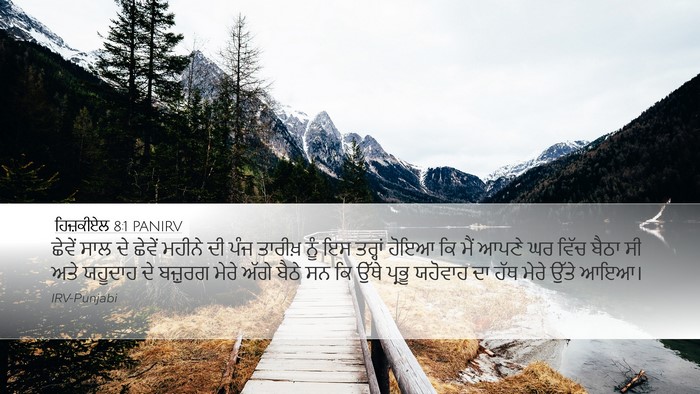 ਹਿਜ਼ਕੀਏਲ 8:1 PANIRV Bible Verse Image