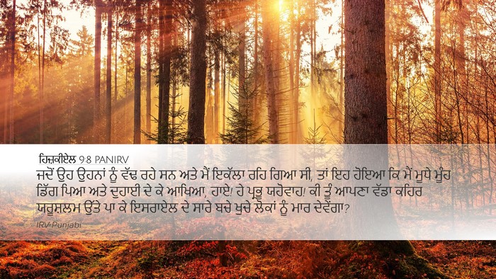 ਹਿਜ਼ਕੀਏਲ 9:8 PANIRV Bible Verse Image