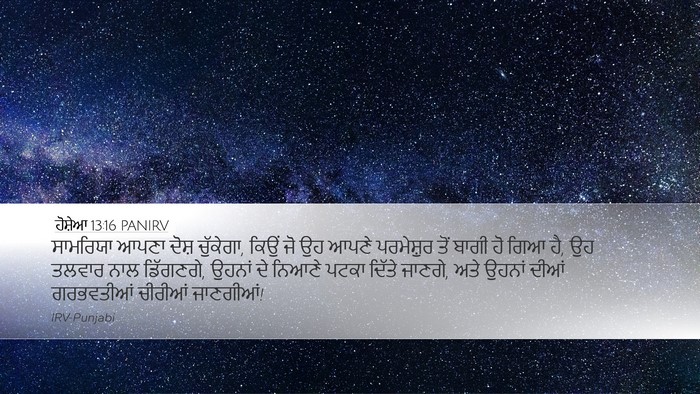 ਹੋਸ਼ੇਆ 13:16 PANIRV Bible Verse Image