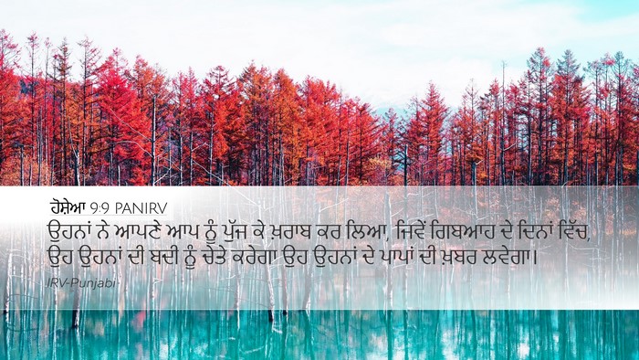 ਹੋਸ਼ੇਆ 9:9 PANIRV Bible Verse Image