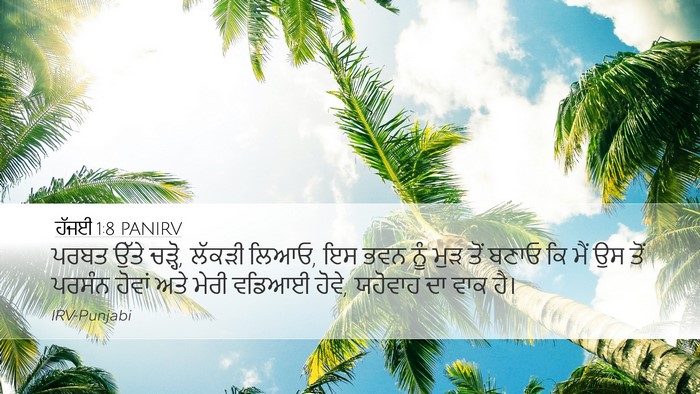 ਹੱਜਈ 1:8 PANIRV Desktop Wallpaper - ਪਰਬਤ ਉੱਤੇ ਚੜ੍ਹੋ, - Desktop Bible Verse Wallpaper