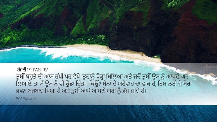 ਹੱਜਈ 1:9 PANIRV Bible Verse Image
