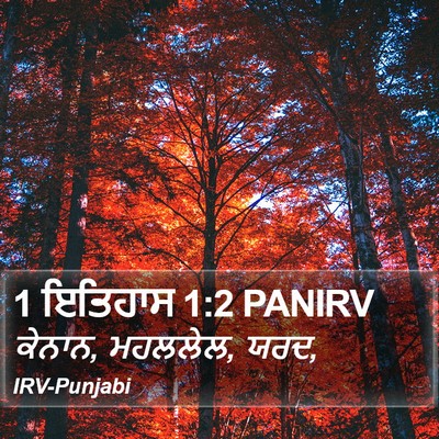 1 ਇਤਿਹਾਸ 1:2 PANIRV Bible Verse Image