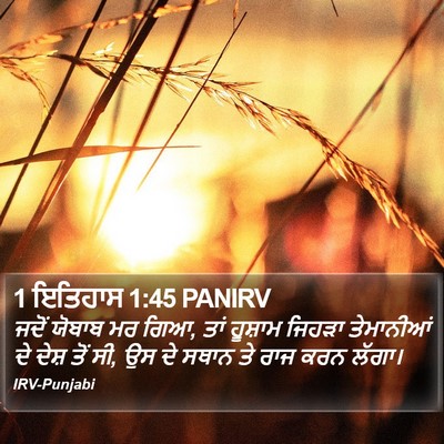 1 ਇਤਿਹਾਸ 1:45 PANIRV Bible Verse Image