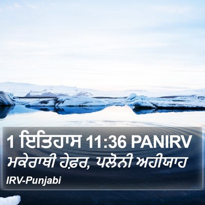 1 ਇਤਿਹਾਸ 11:36 PANIRV Bible Verse Image
