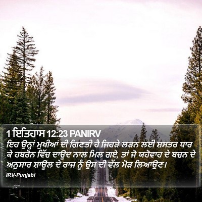 1 ਇਤਿਹਾਸ 12:23 PANIRV Bible Verse Image