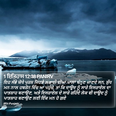 1 ਇਤਿਹਾਸ 12:38 PANIRV Bible Verse Image