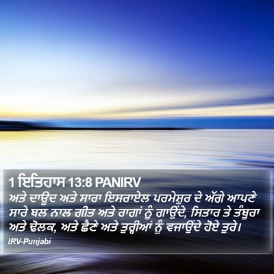 1 ਇਤਿਹਾਸ 13:8 PANIRV Bible Verse Image
