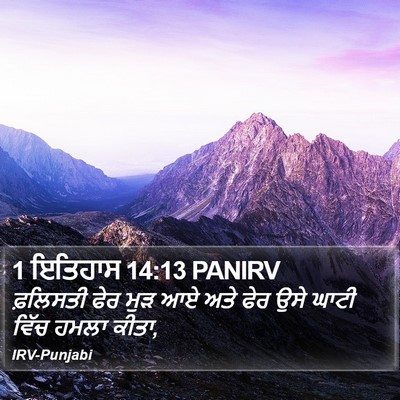 1 ਇਤਿਹਾਸ 14:13 PANIRV Bible Verse Image
