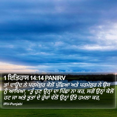 1 ਇਤਿਹਾਸ 14:14 PANIRV Bible Verse Image
