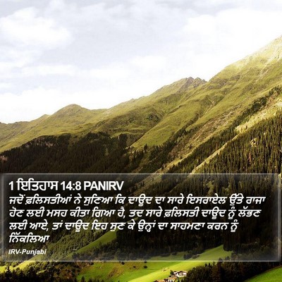1 ਇਤਿਹਾਸ 14:8 PANIRV Bible Verse Image