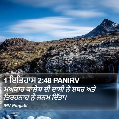 1 ਇਤਿਹਾਸ 2:48 PANIRV Bible Verse Image