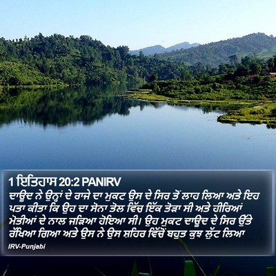 1 ਇਤਿਹਾਸ 20:2 PANIRV Bible Verse Image