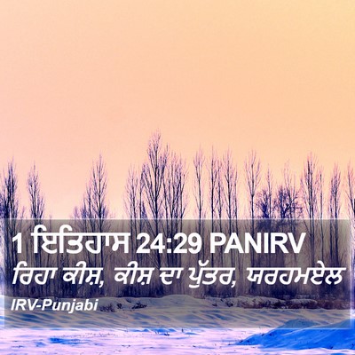 1 ਇਤਿਹਾਸ 24:29 PANIRV Bible Verse Image